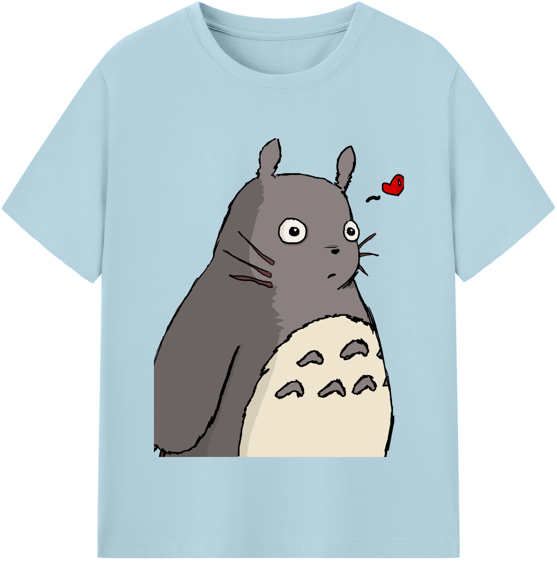 （画像用） となりのトトロ 草壁メイ 草壁サツキ My Neighbor Totoro Satsuki Kusakabe Mei Kusakabe 綿100％半袖Tシャツ（フロントプリント）